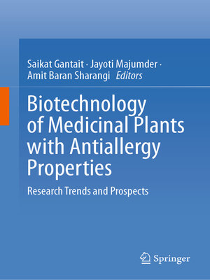 cover image of Biotechnology of Medicinal Plants with Antiallergy Properties